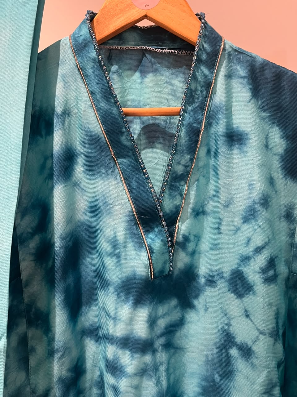 A statement in every shade of blue.