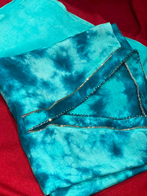 A statement in every shade of blue.